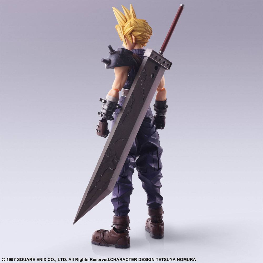 [PREORDINE] Final Fantasy VII Action Figure Cloud Strife Bring Arts 15 cm - Square-Enix - Action figures