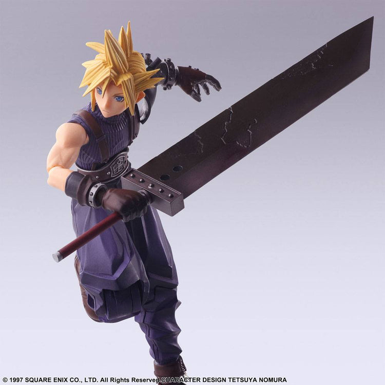 [PREORDINE] Final Fantasy VII Action Figure Cloud Strife Bring Arts 15 cm - Square-Enix - Action figures