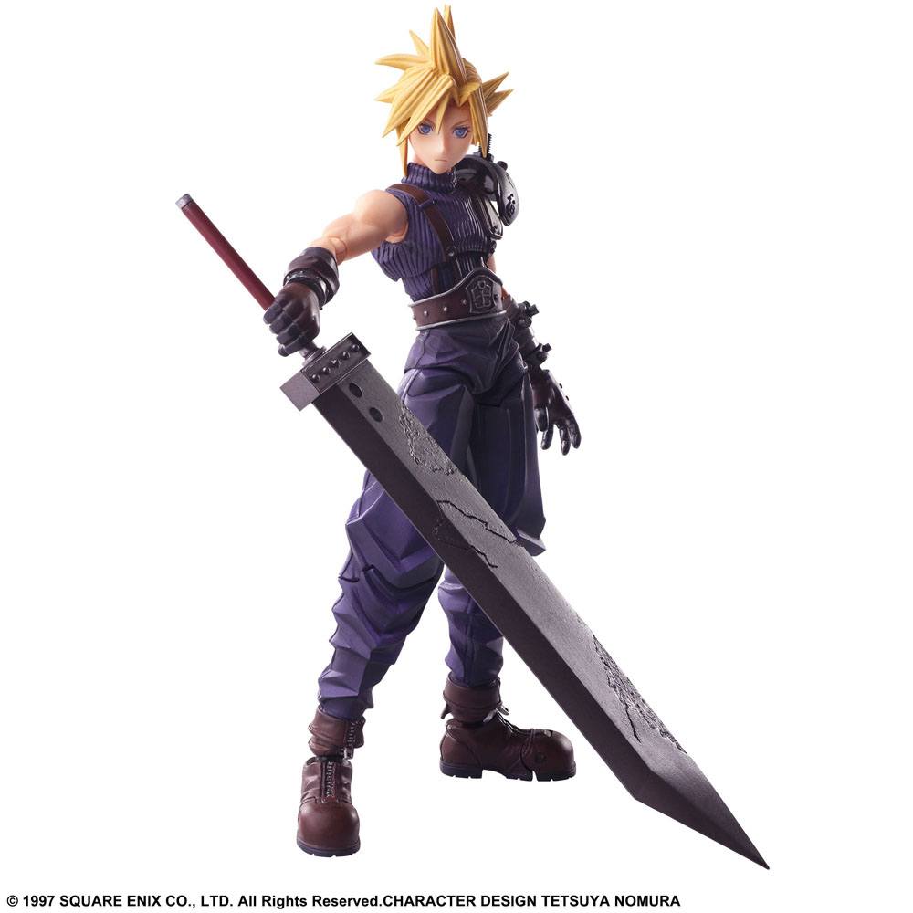 [PREORDINE] Final Fantasy VII Action Figure Cloud Strife Bring Arts 15 cm - Square-Enix - Action figures
