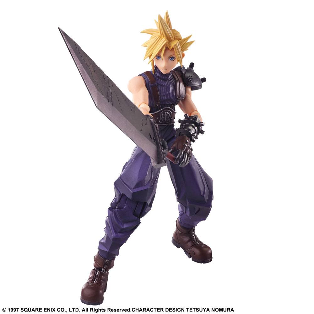 [PREORDINE] Final Fantasy VII Action Figure Cloud Strife Bring Arts 15 cm - Square-Enix - Action figures