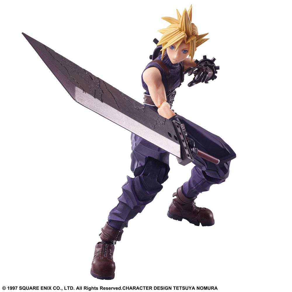 [PREORDINE] Final Fantasy VII Action Figure Cloud Strife Bring Arts 15 cm - Square-Enix - Action figures