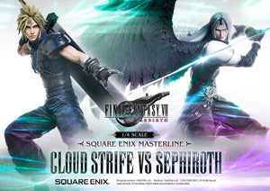 [PREORDINE] Final Fantasy VII Rebirth Statua 2-Pack 1/4 Cloud Strife vs Sephiroth 69 cm - Square-Enix - Statue