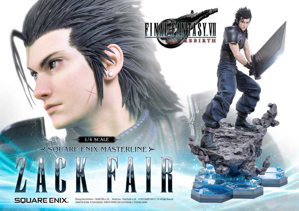 [PREORDINE] Final Fantasy VII Rebirth Statua 1/4 Zack Fair 57 cm - Square-Enix - Statue