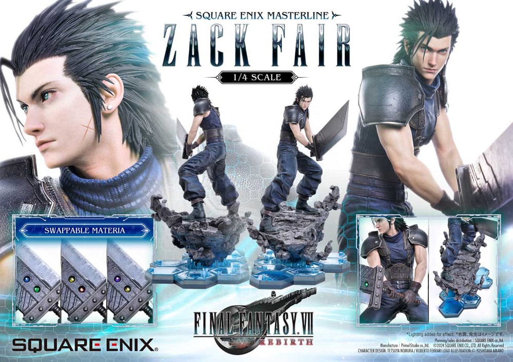 [PREORDINE] Final Fantasy VII Rebirth Statua 1/4 Zack Fair 57 cm - Square-Enix - Statue
