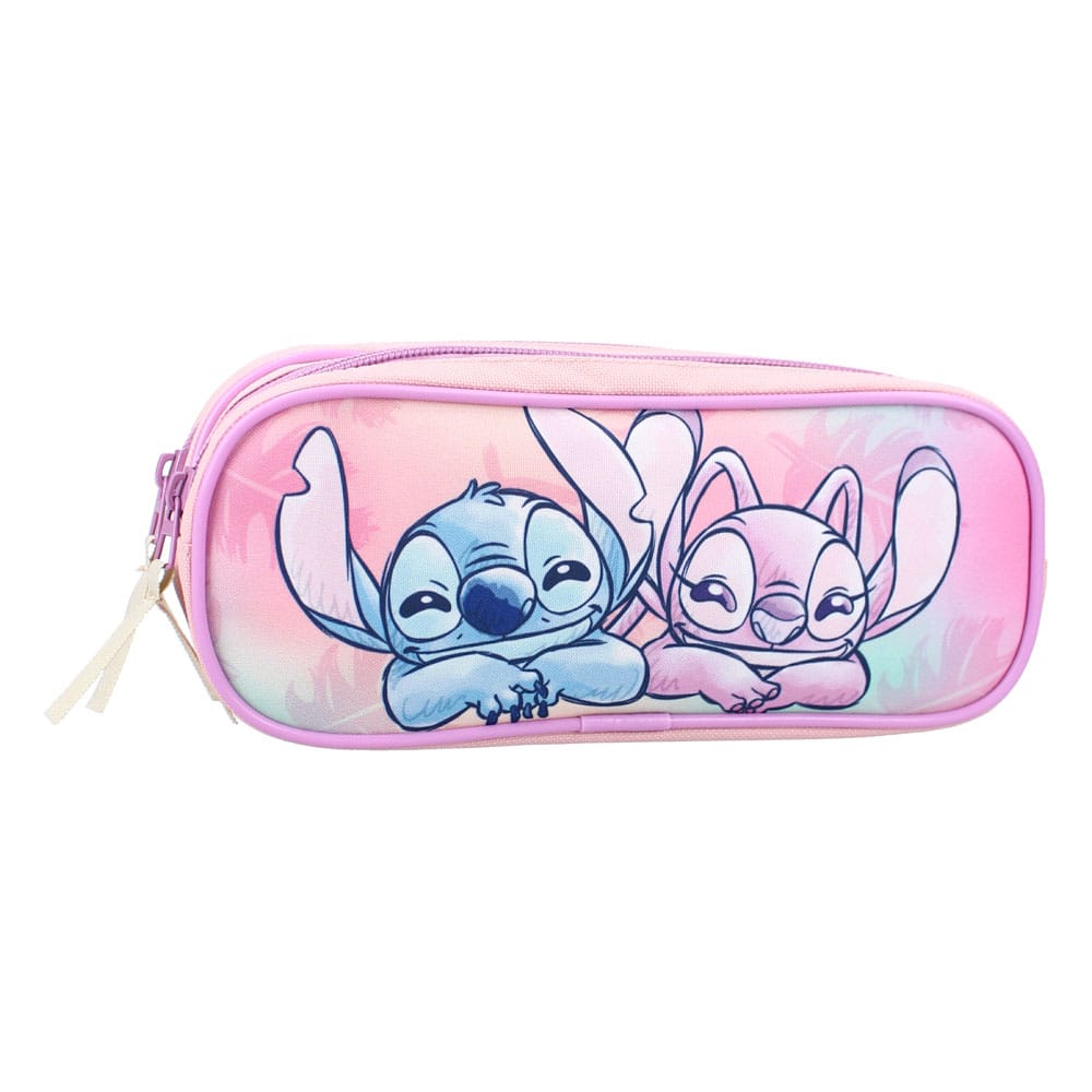 STITCH & ANGEL - Wild Energy - Round Pencil Case