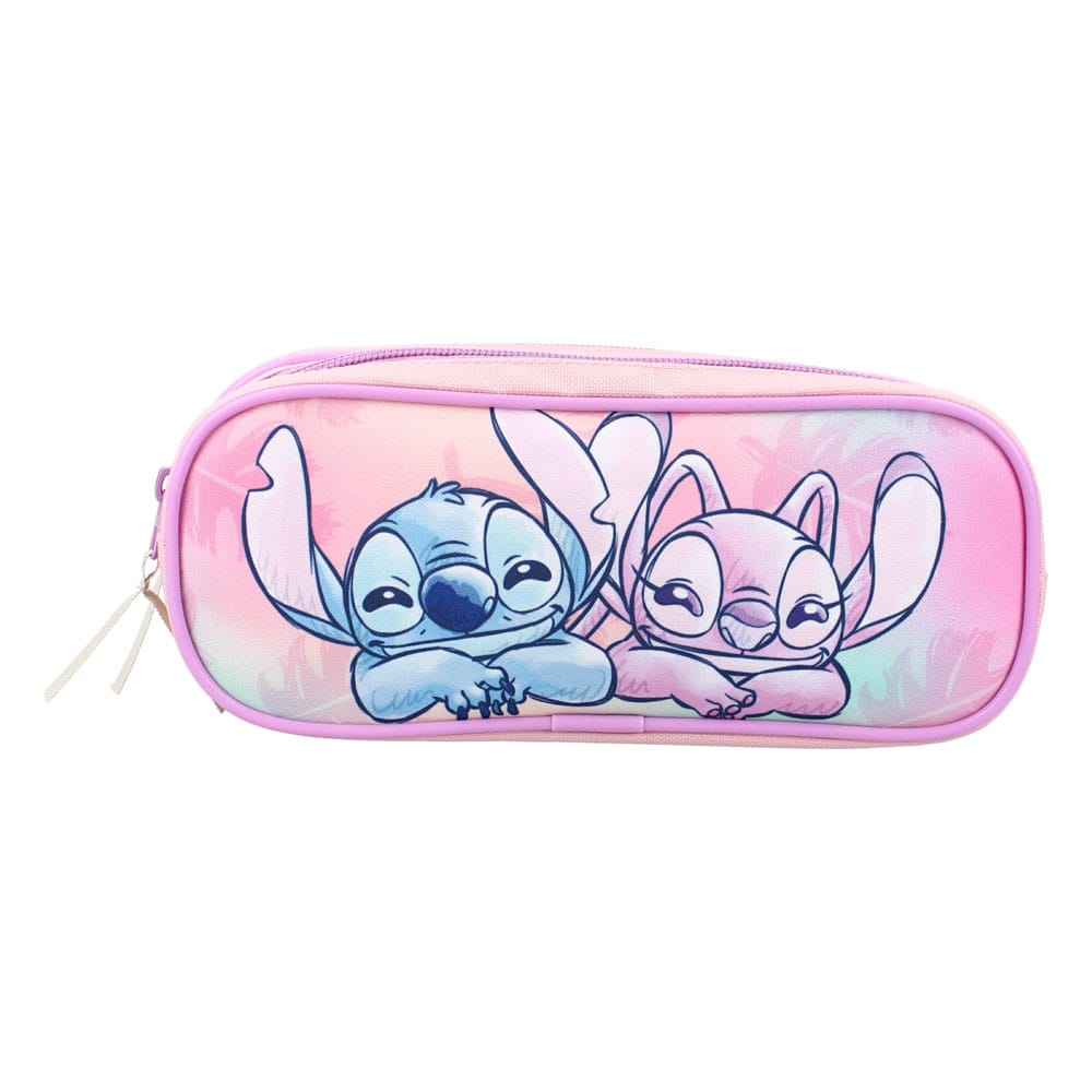 STITCH & ANGEL - Wild Energy - Round Pencil Case